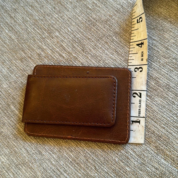 Mens leather magnetic clip wallet - Picture 9 of 9